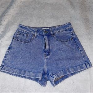 Pacsun jean mom shorts